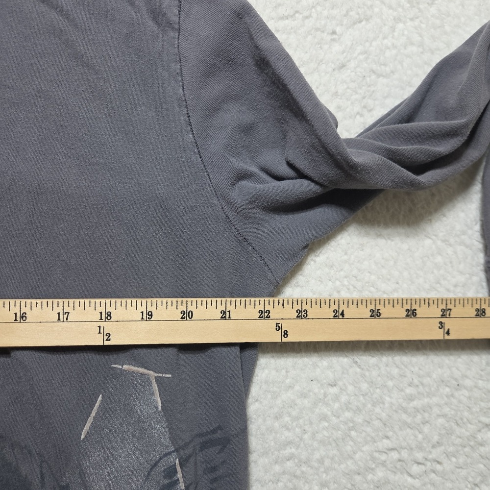 American Eagle Outfitters Gray Graphic Long Sleeve Tee Shirt Mens XL - Picture 3 of 6